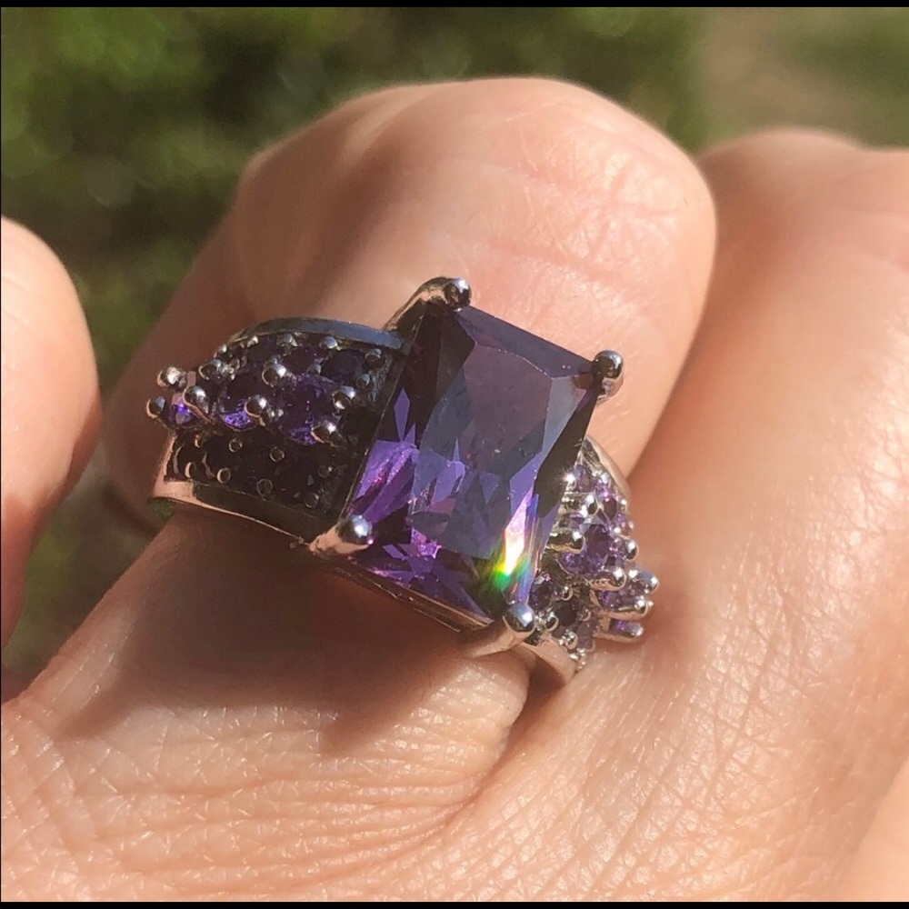 Fancy Amethyst Ring